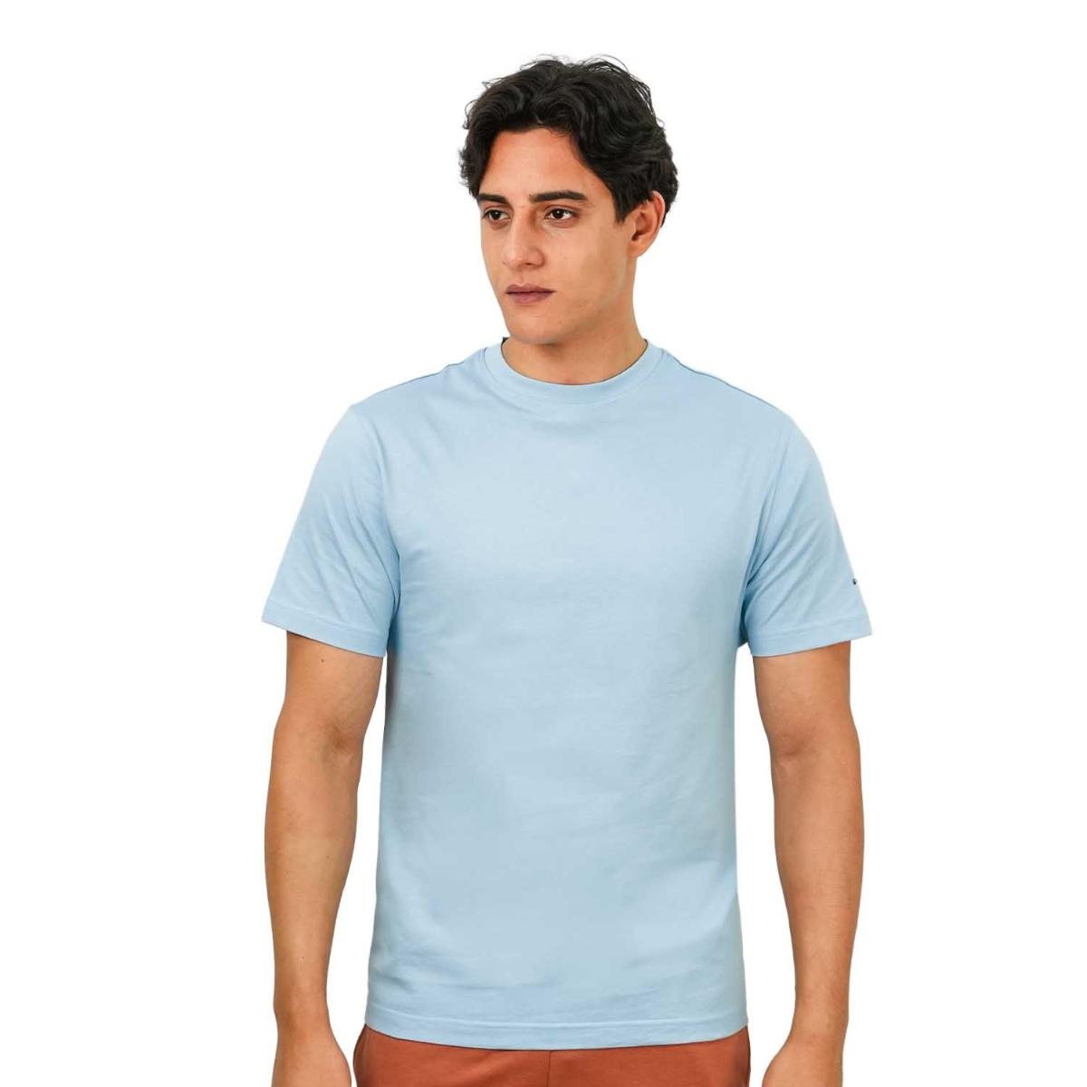 Cotton Jersey Crewneck Short Sleeve Slim Tee