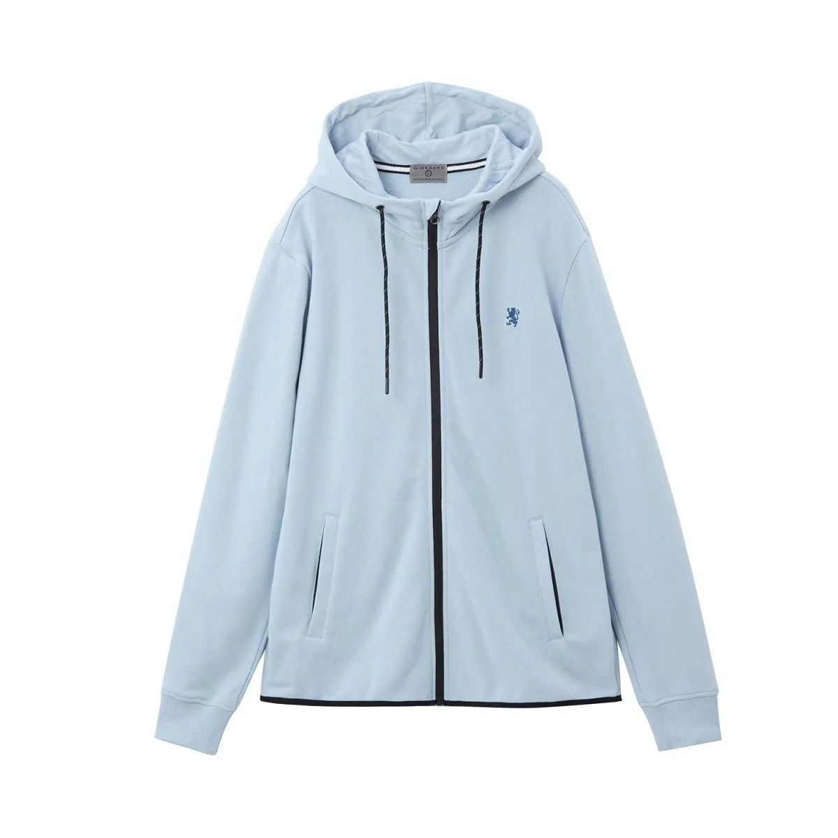 Men's Slim Fit French Terry Knit Hoodie Jacket