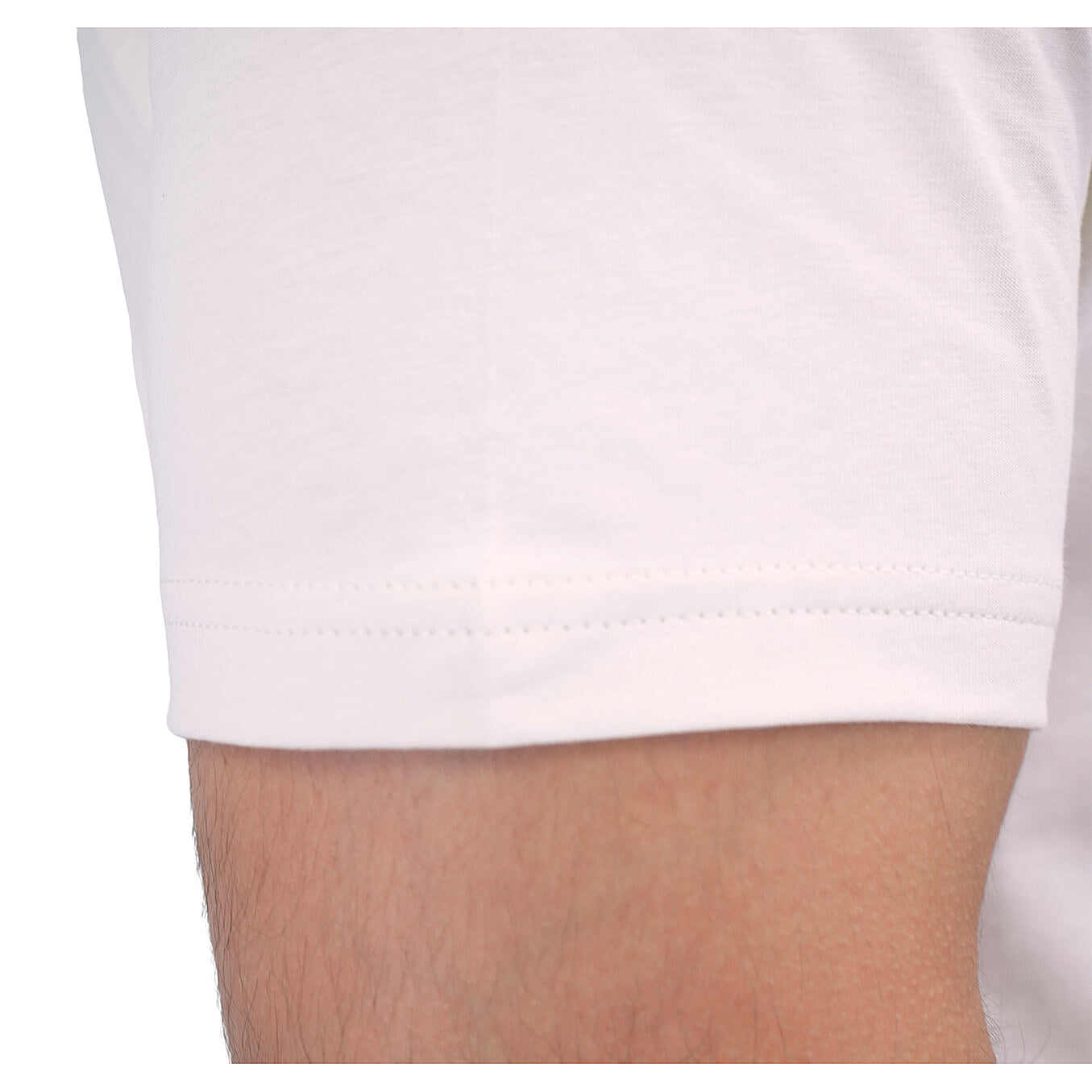 تيشيرت قطني مطبوع بأكمام قصيرة ورقبة دائرية (WWS)