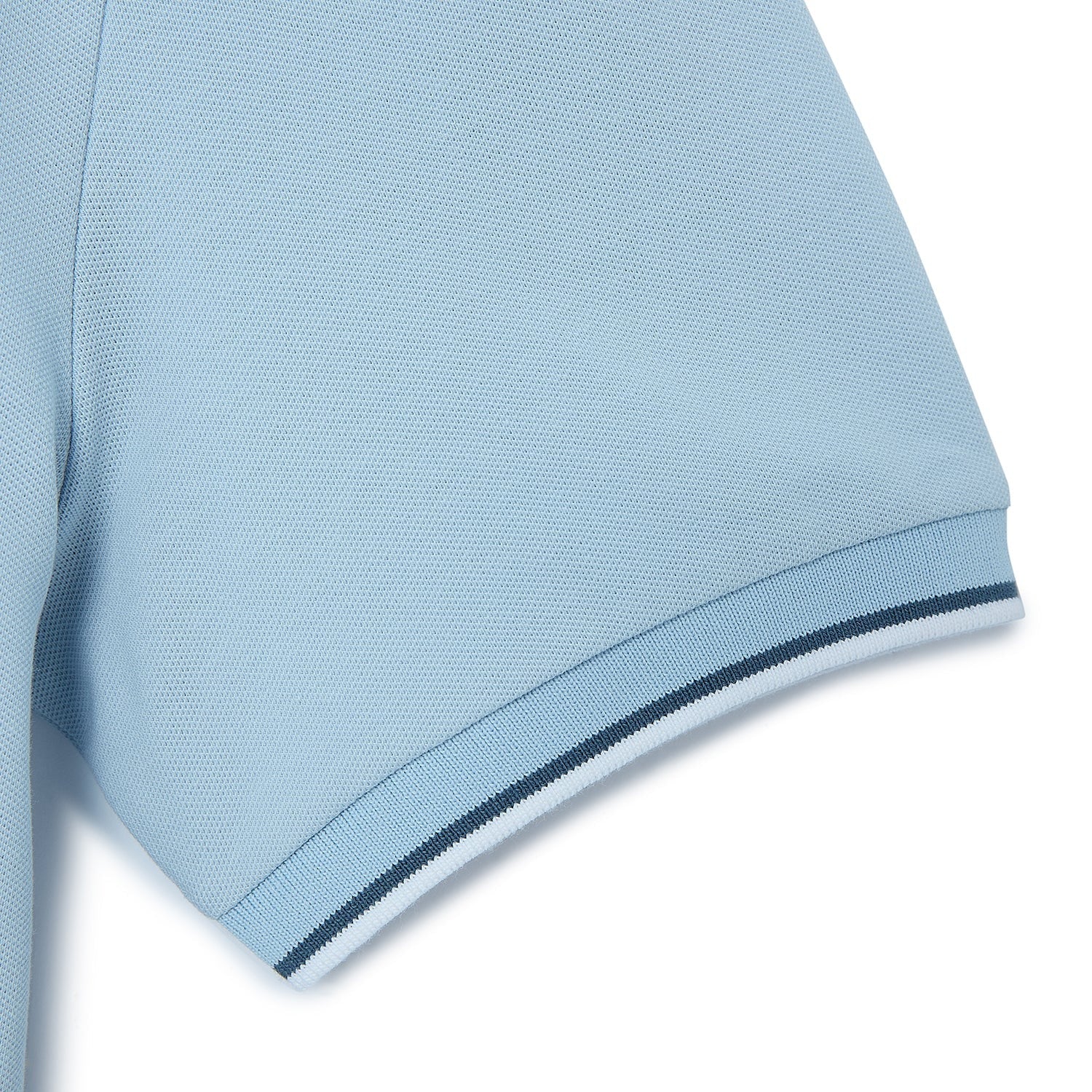 Cotton/Lycra Pique Flat Knitted Collar Short Sleeve Embroidery Solid Polo