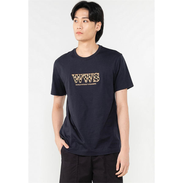 Cotton Jersey Crewneck Short Sleeve Slim Print Tees (WWS)