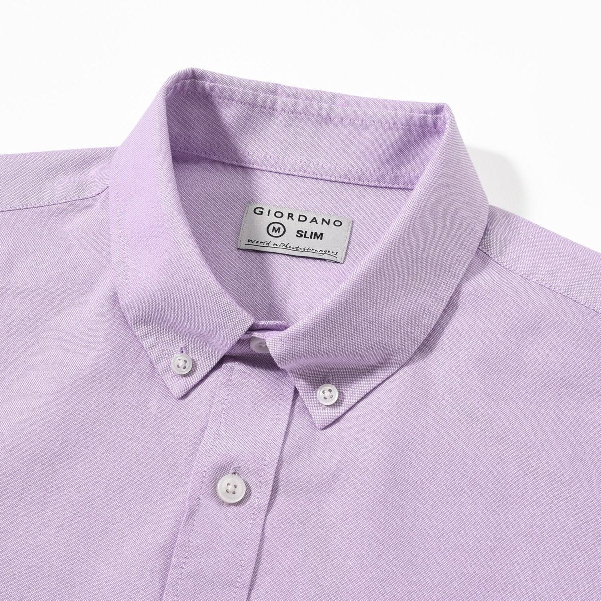 قميص أكسفورد رجالي بنقشة الأسد