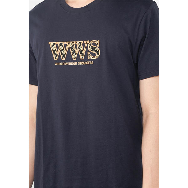 Cotton Jersey Crewneck Short Sleeve Slim Print Tees (WWS)