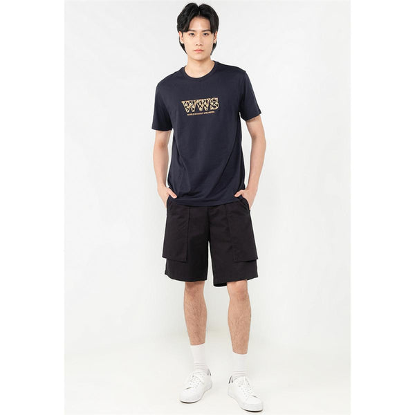 Cotton Jersey Crewneck Short Sleeve Slim Print Tees (WWS)