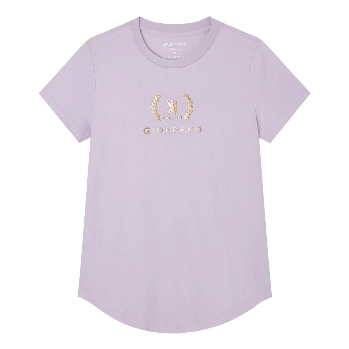 Women's Regular Fit Cotton Crew Neck Printed Tee