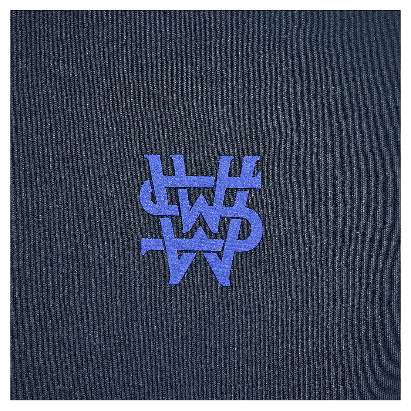 تيشيرت قطني مطبوع بأكمام قصيرة ورقبة دائرية (WWS)