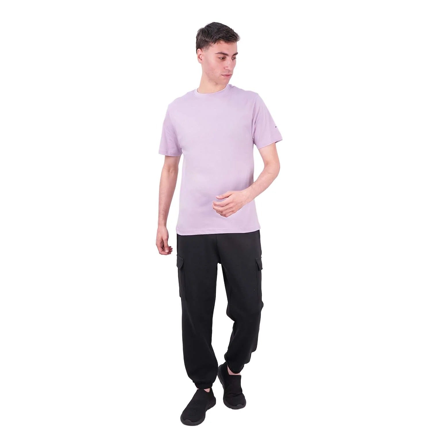 Cotton Jersey Crewneck Short Sleeve Slim Tee