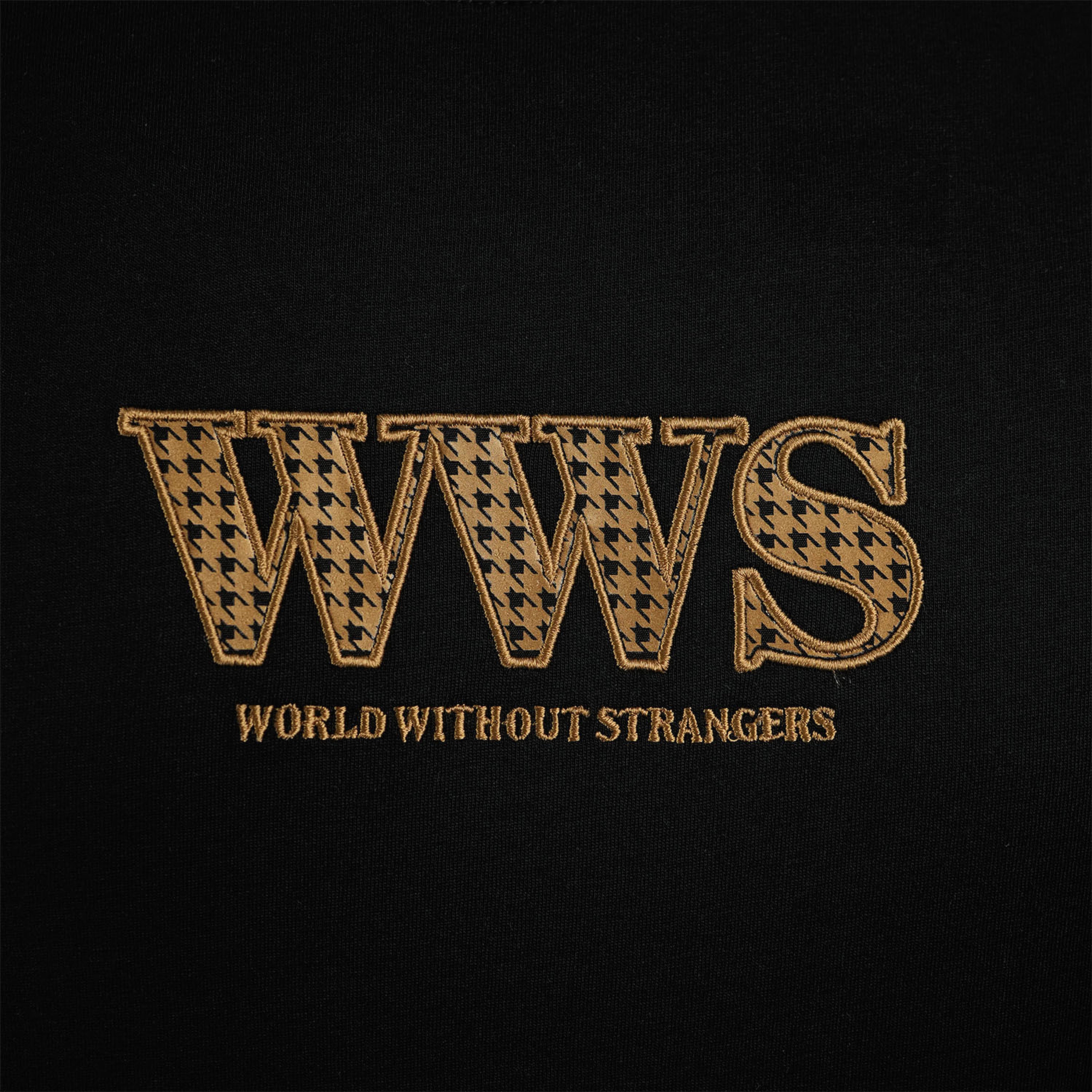 تيشيرت قطني مطبوع بأكمام قصيرة ورقبة دائرية (WWS)