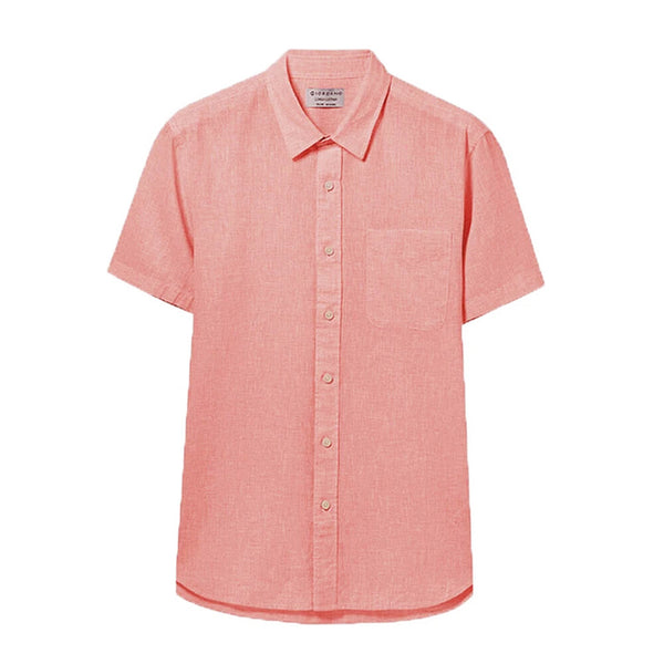 Linen Cotton Short Sleeve Shirt