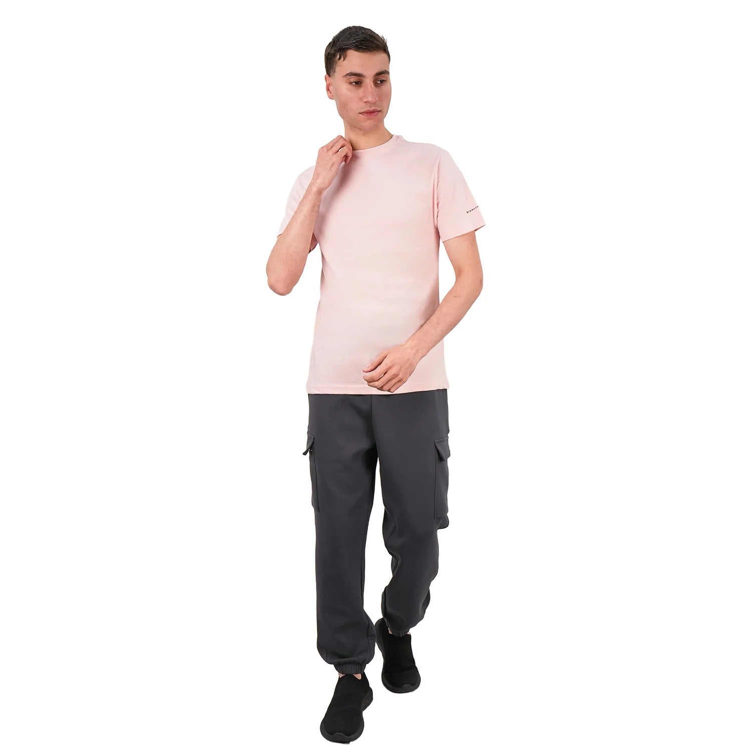 Cotton Jersey Crewneck Short Sleeve Slim Tee