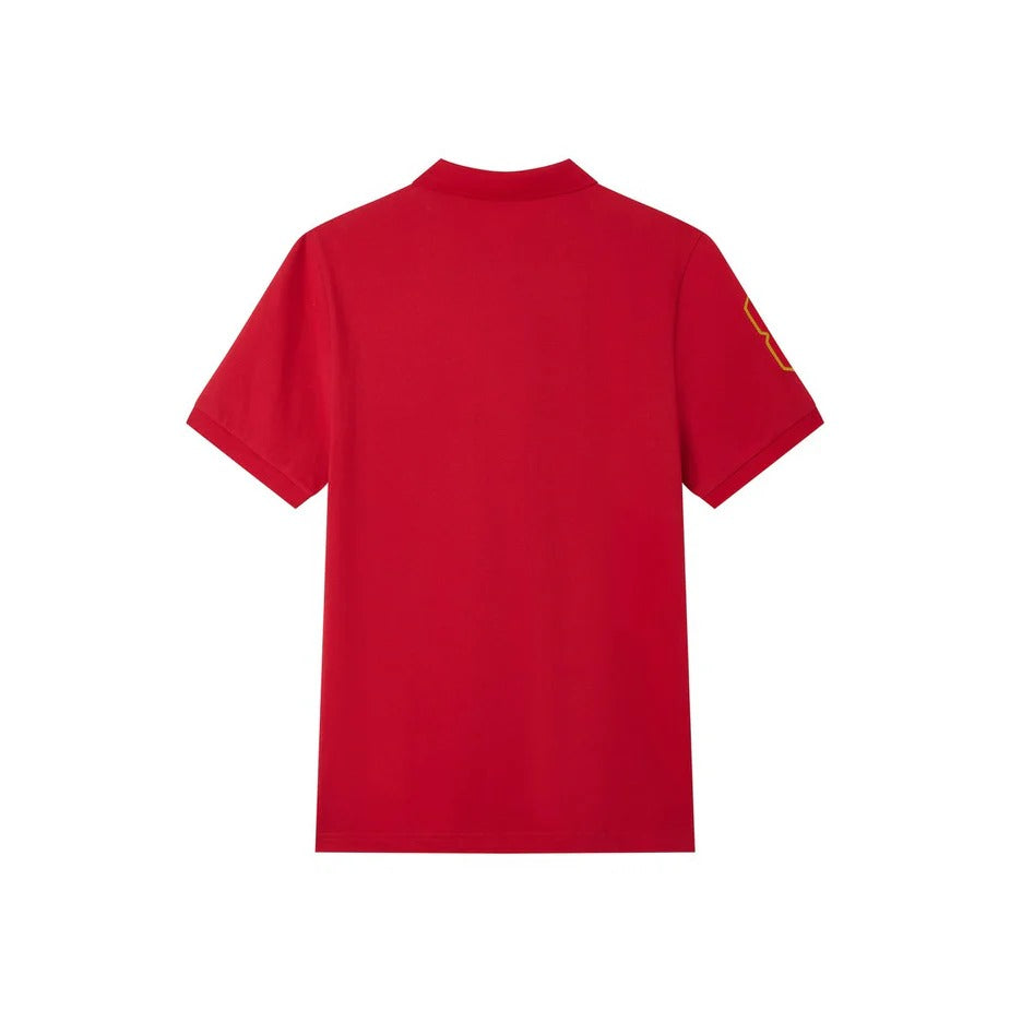 Men’s Slim Fit 3D Lion CNY Lycra Pique Polo