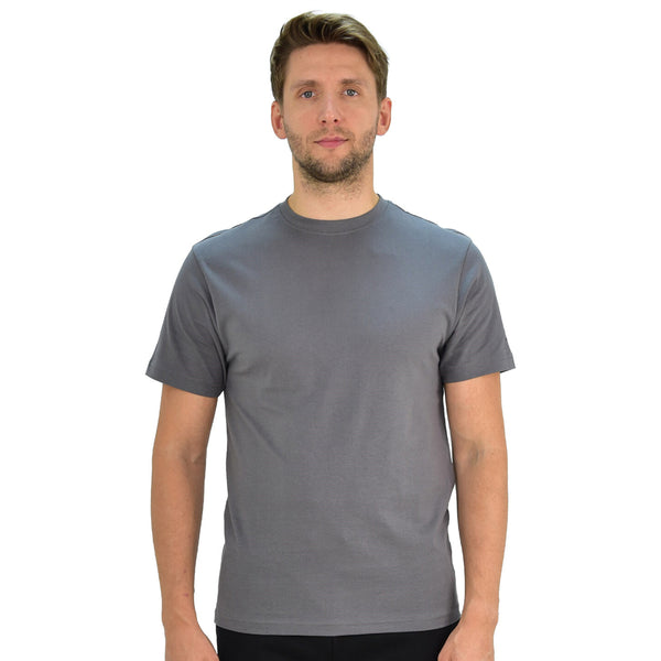 Cotton Jersey Crewneck Short Sleeve Slim Tees