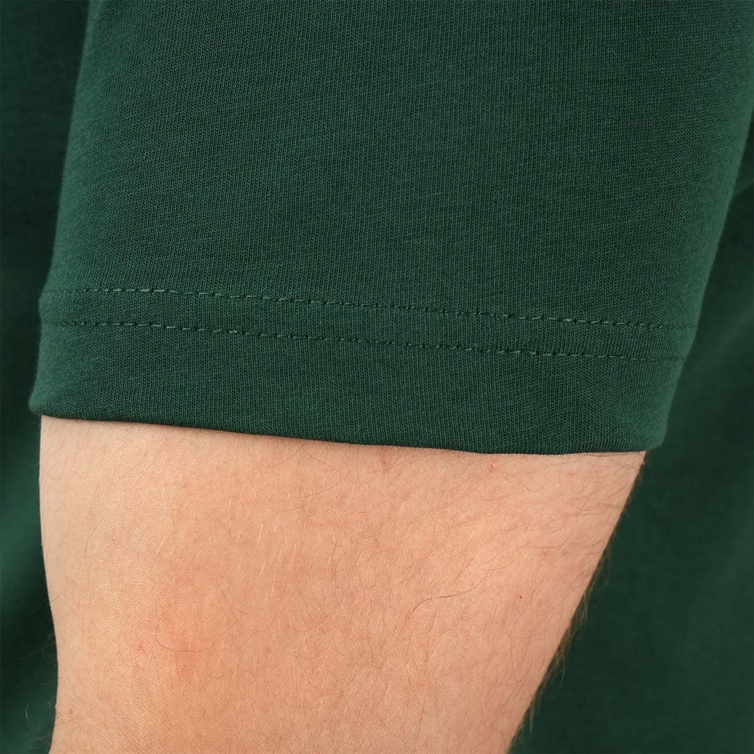 تيشيرت قطني جيرسي بأكمام قصيرة ورقبة دائرية وطبعة ضيقة (تيشيرت مميز)