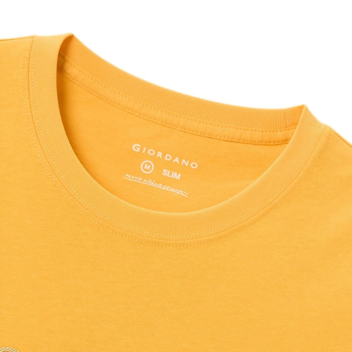 Men's Slim Cotton Crew Neck Signature Print Tee