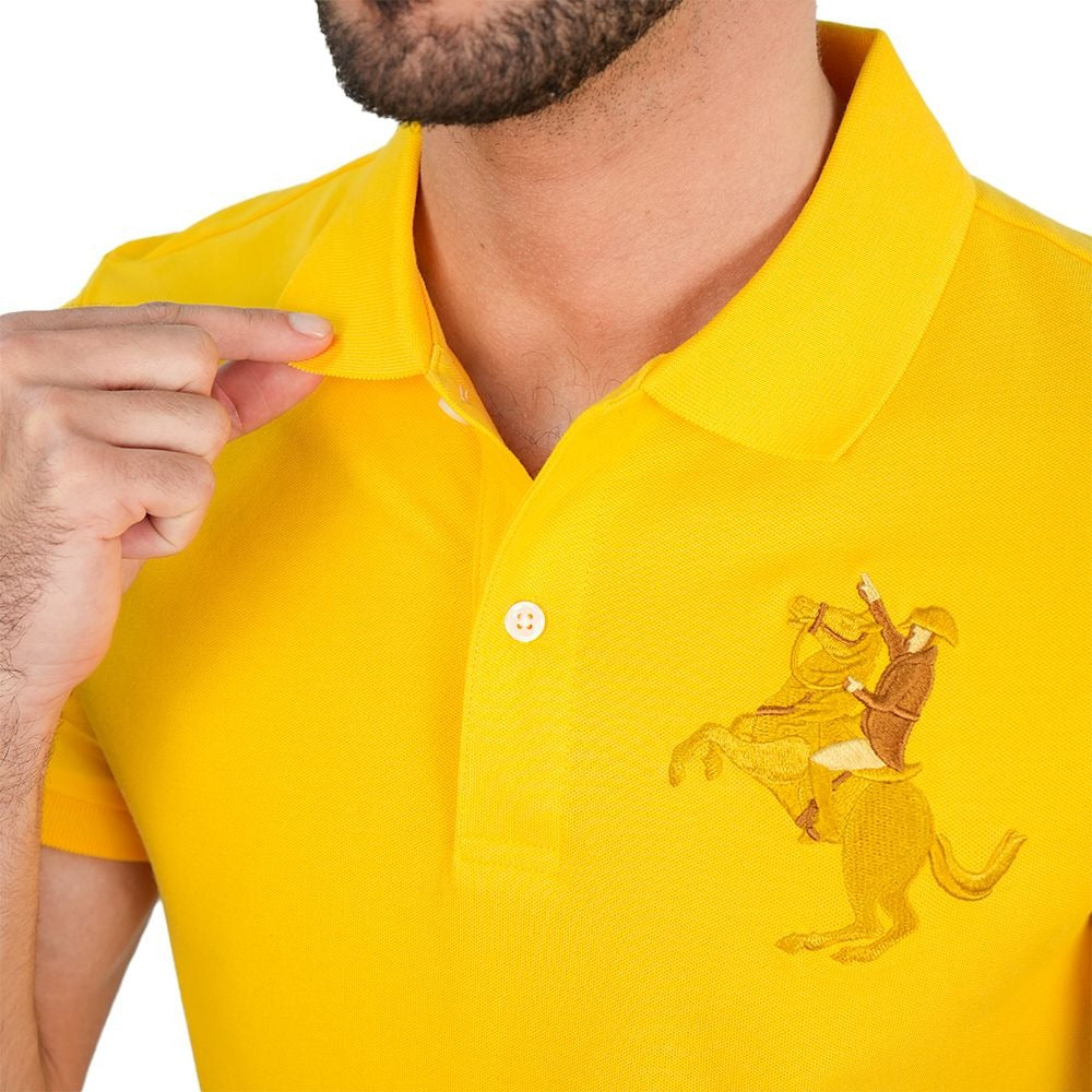 Men’s Slim Pique LNY Polo with Napoleon Embroidery