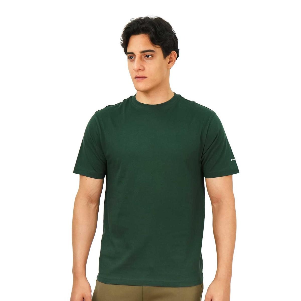 Cotton Jersey Crewneck Short Sleeve Slim Tee