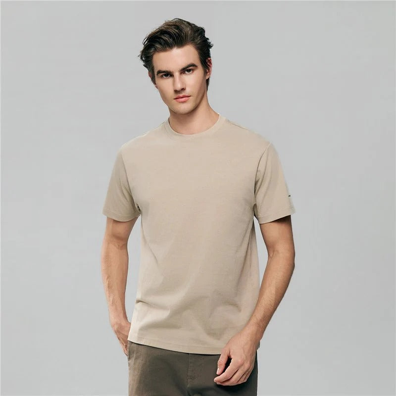 Men's Slim Fit Cotton Crew Neck Tee