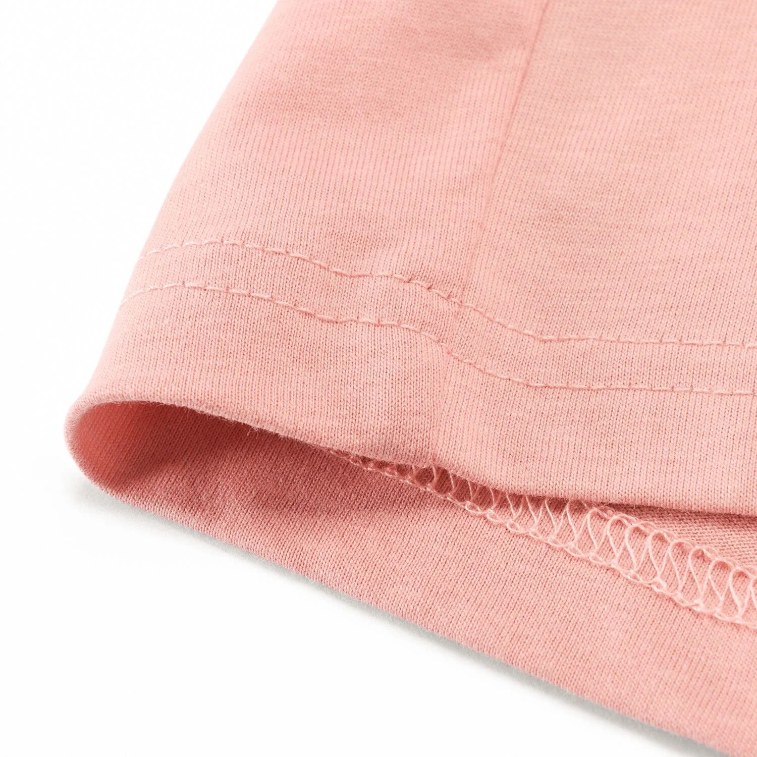 تيشيرت قطني جيرسي بأكمام قصيرة ورقبة دائرية وطبعة ضيقة (تيشيرت مميز)