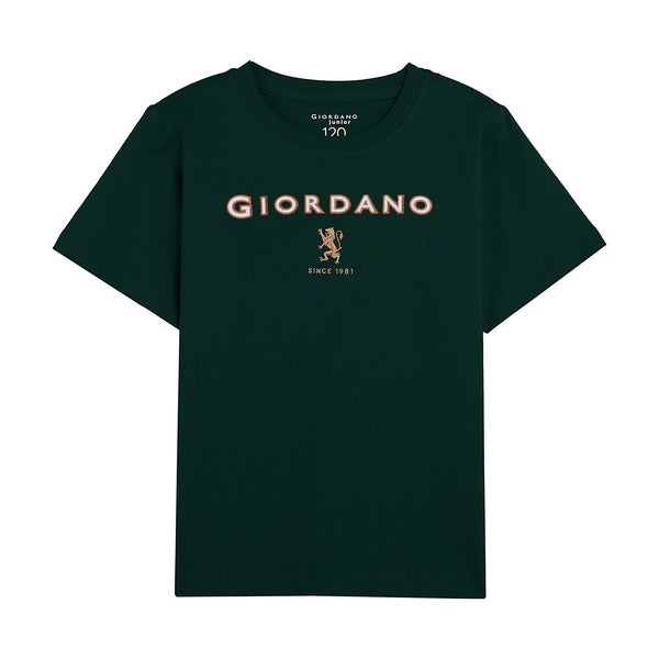 (Junior) Cotton Jersey Crewneck Short Sleeve Regular Print Tee