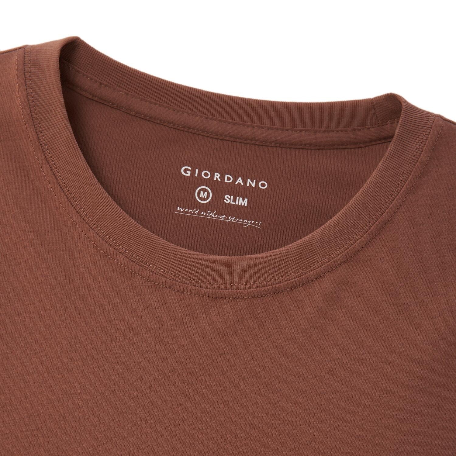 تيشيرت قطني مطبوع بأكمام قصيرة ورقبة دائرية (تيشيرت مميز)