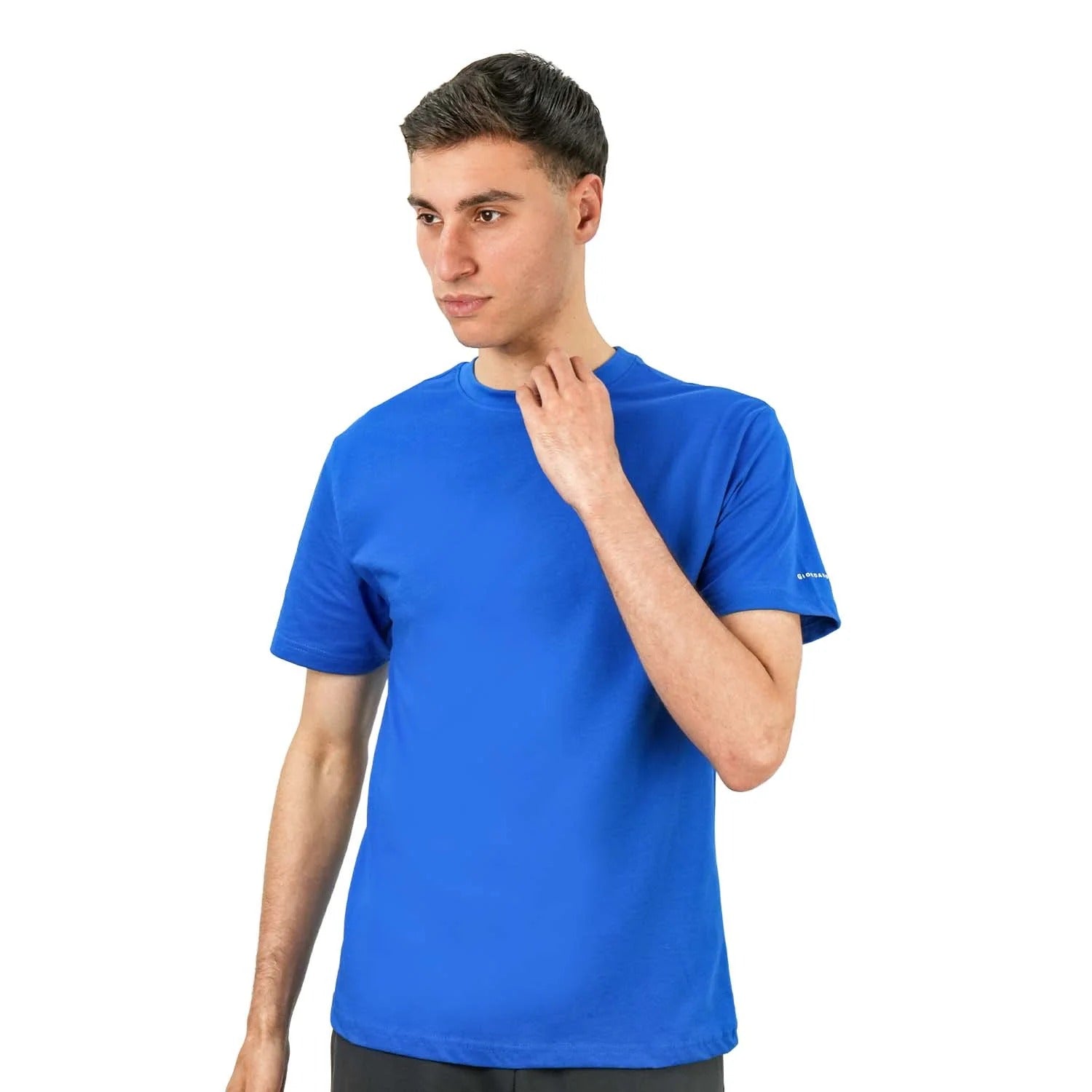 Cotton Jersey Crewneck Short Sleeve Slim Tee