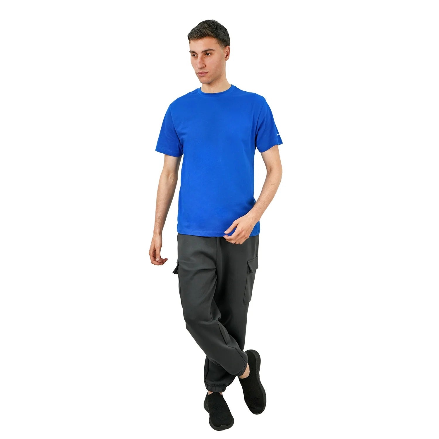 Cotton Jersey Crewneck Short Sleeve Slim Tee