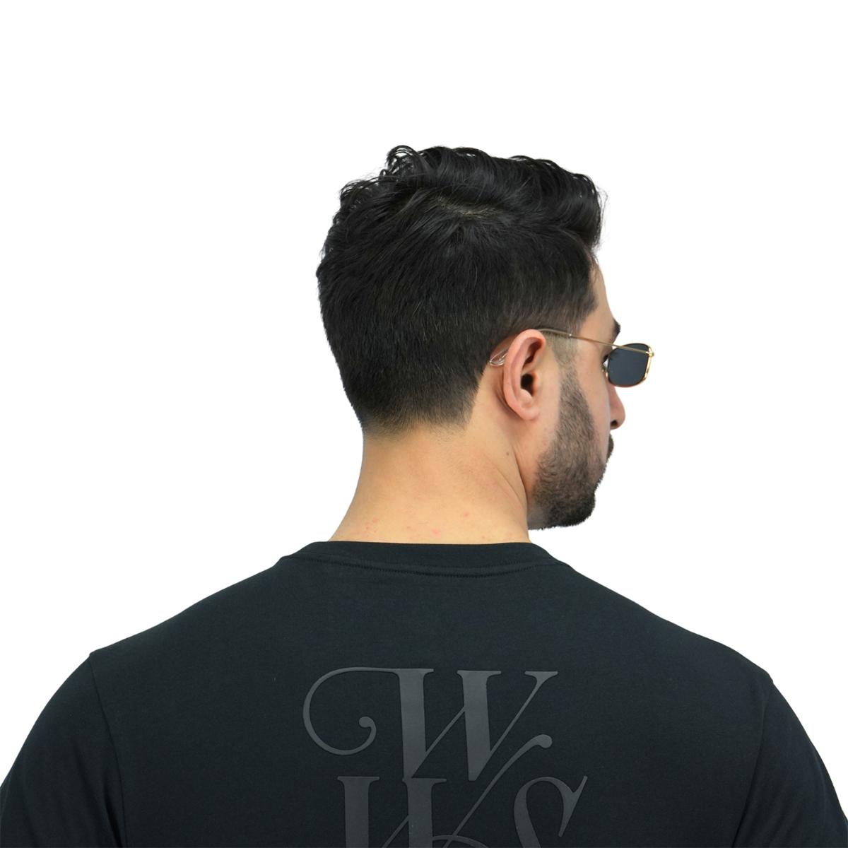 تيشيرت قطني مطبوع بأكمام قصيرة ورقبة دائرية (WWS)