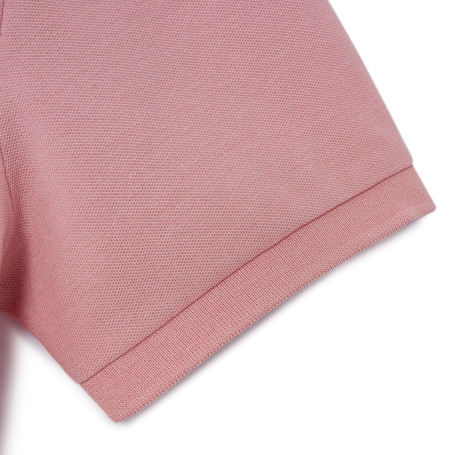 Cotton/Lycra Pique Flat Knitted Collar Short Sleeve Slim Embroidery Lion Polo