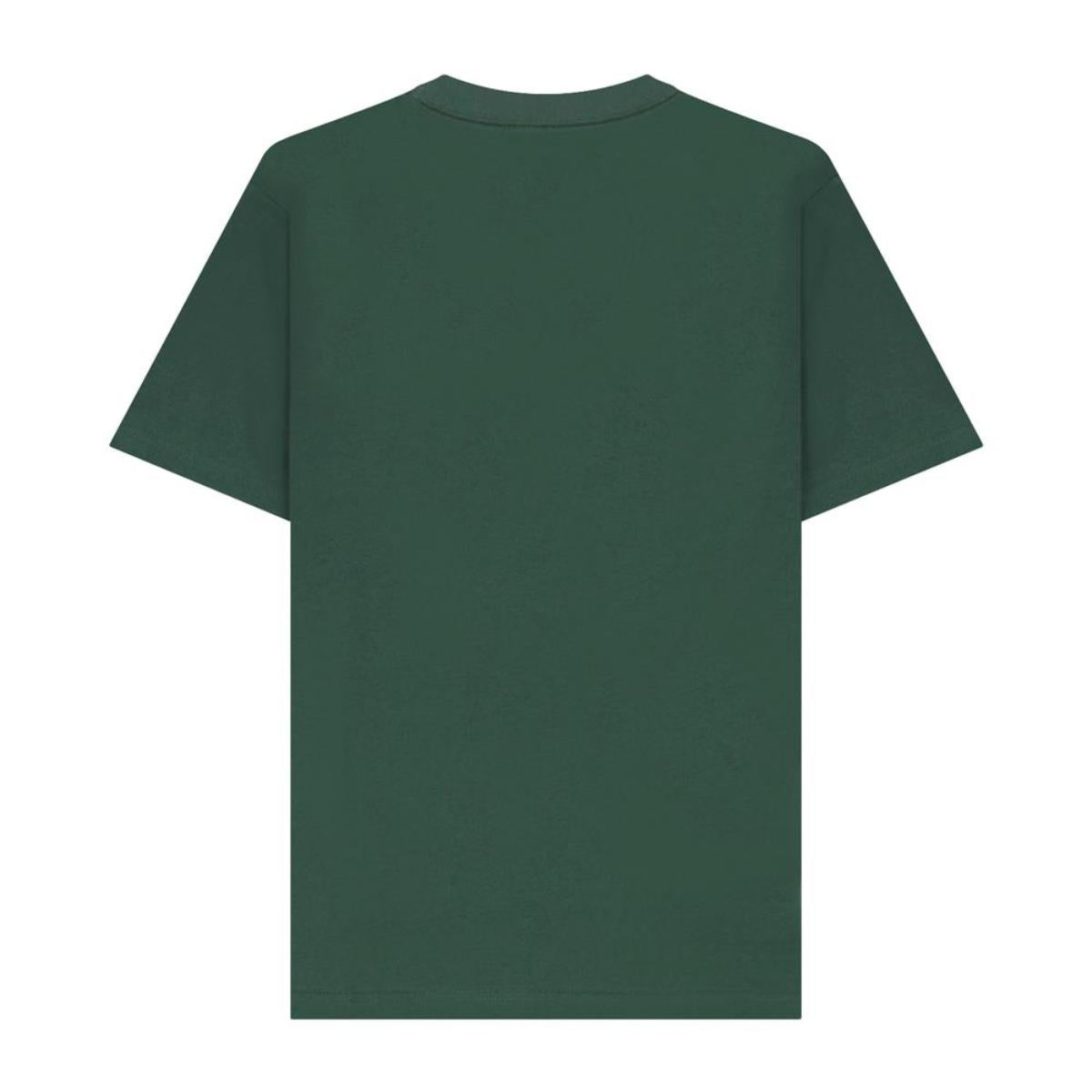 تيشيرت قطني مطبوع بأكمام قصيرة ورقبة دائرية (WWS)