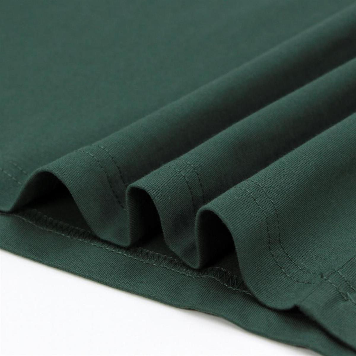 تيشيرت قطني مطبوع بأكمام قصيرة ورقبة دائرية (WWS)