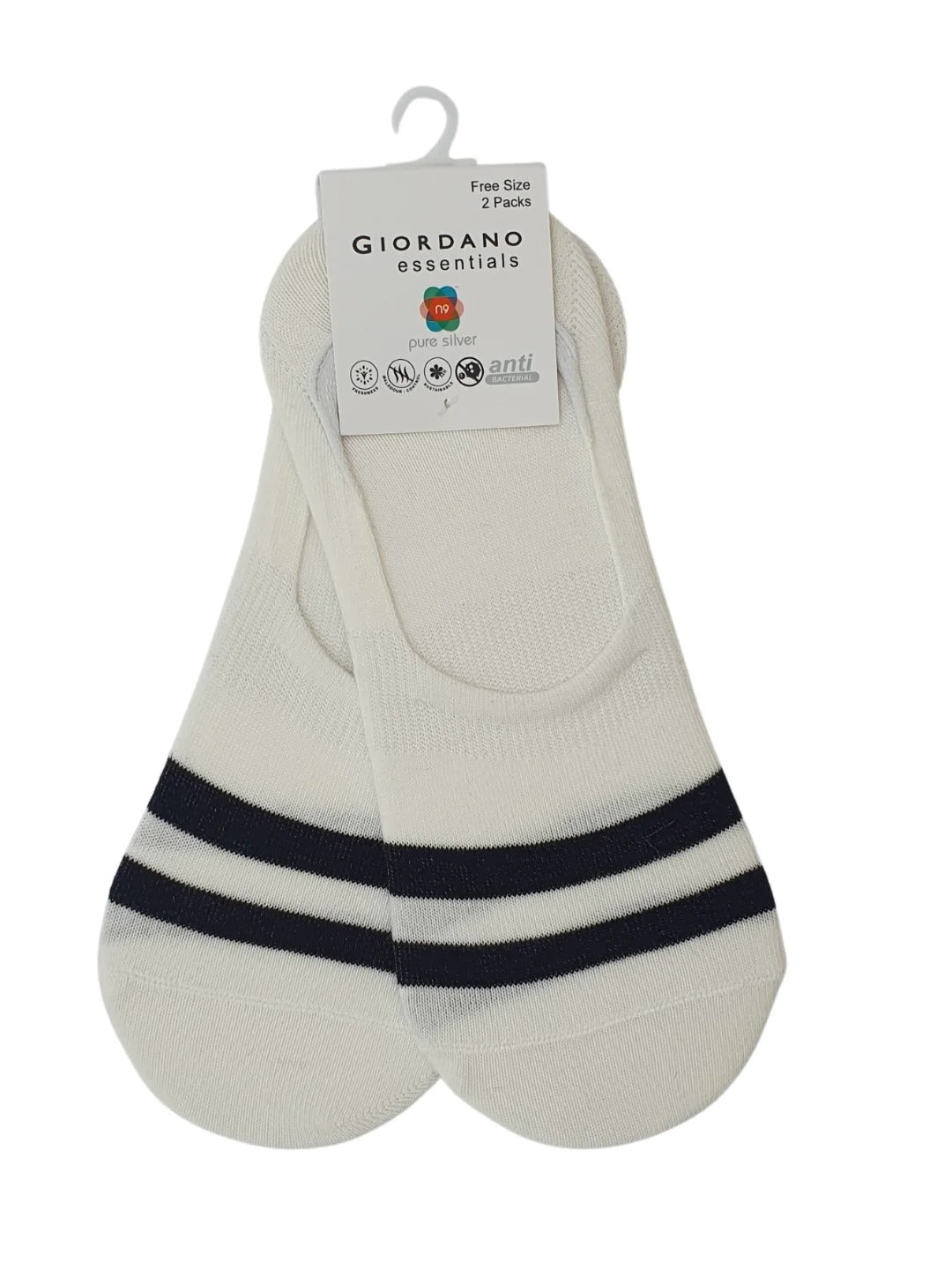 Cotton/Polyester/Elastane 2 Pack Socks (Essentials)