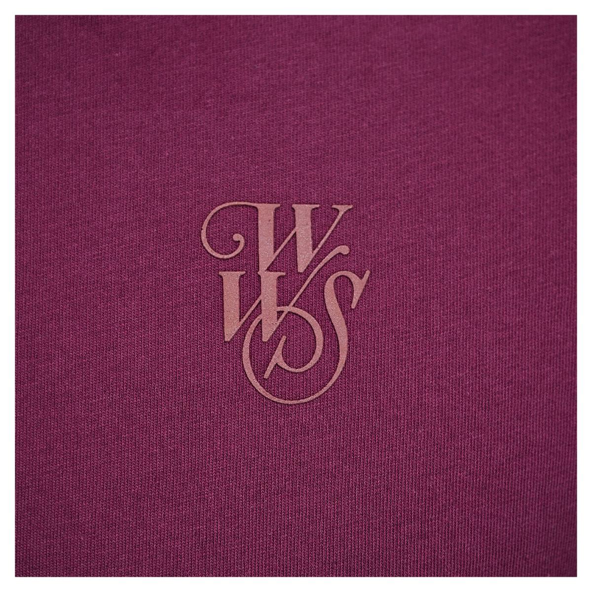 تيشيرت قطني مطبوع بأكمام قصيرة ورقبة دائرية (WWS)