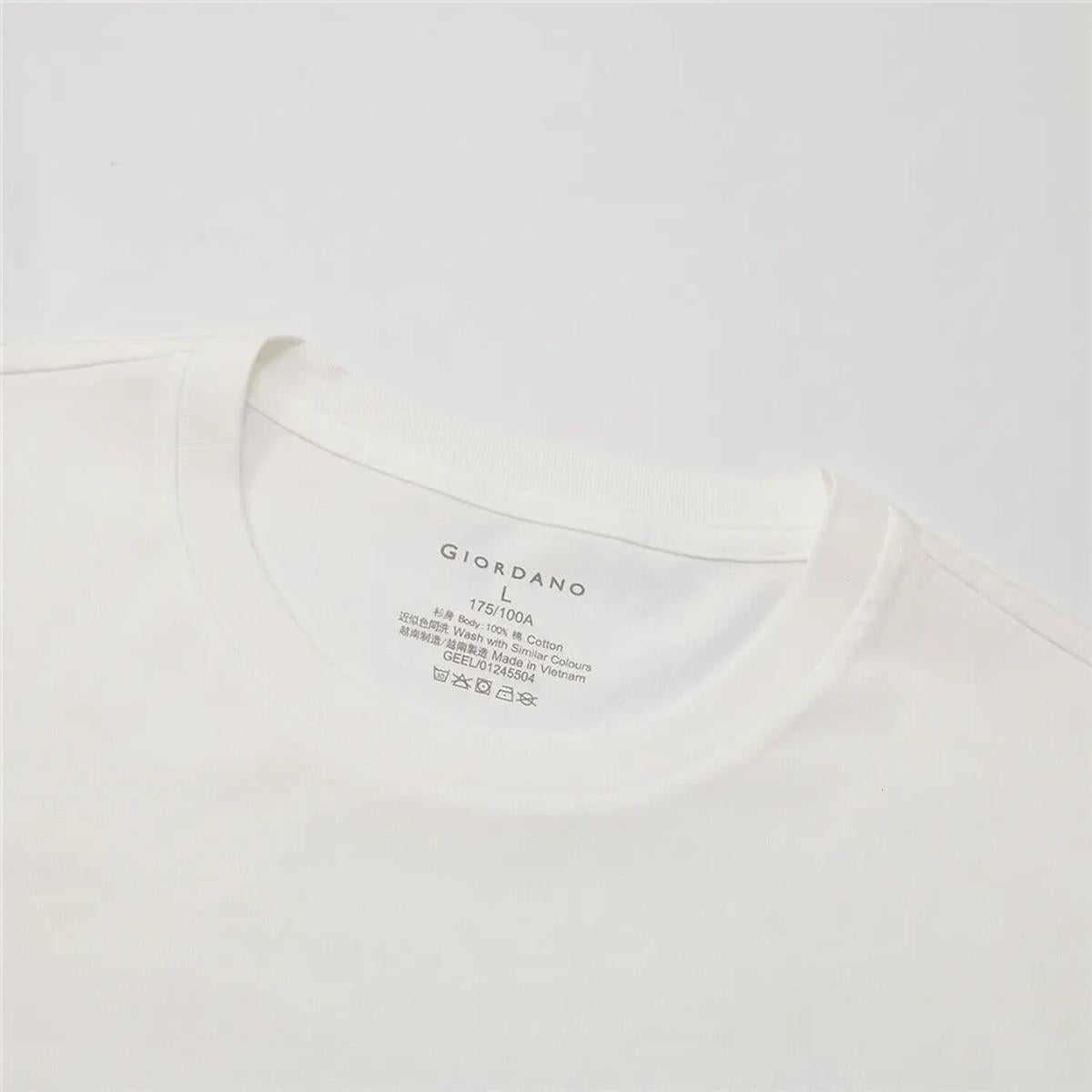 تيشيرتات قطنية من الجيرسيه، بياقة دائرية وأكمام قصيرة، تصميم ضيق، عبوة من 3 قطع (أساسيات)