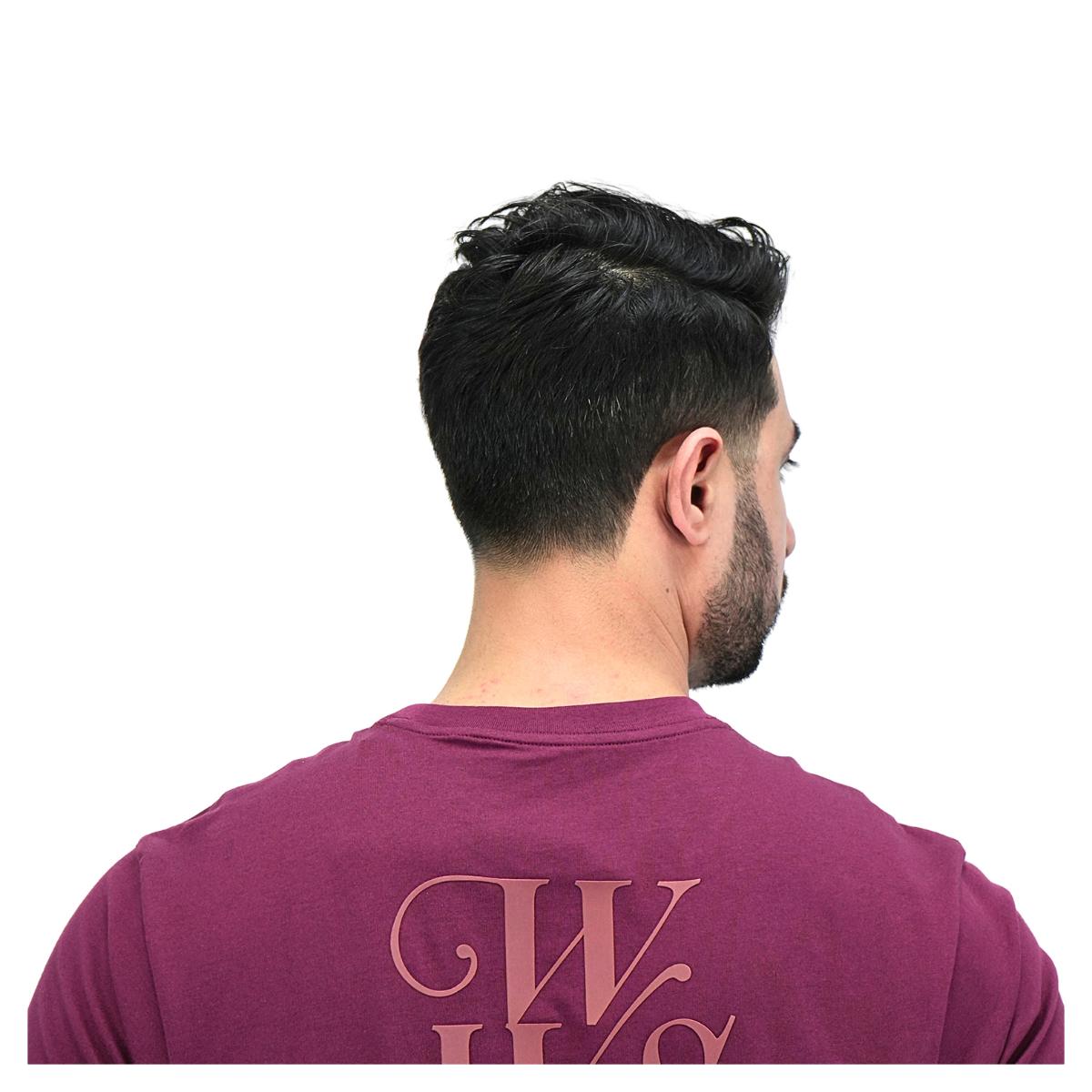 تيشيرت قطني مطبوع بأكمام قصيرة ورقبة دائرية (WWS)