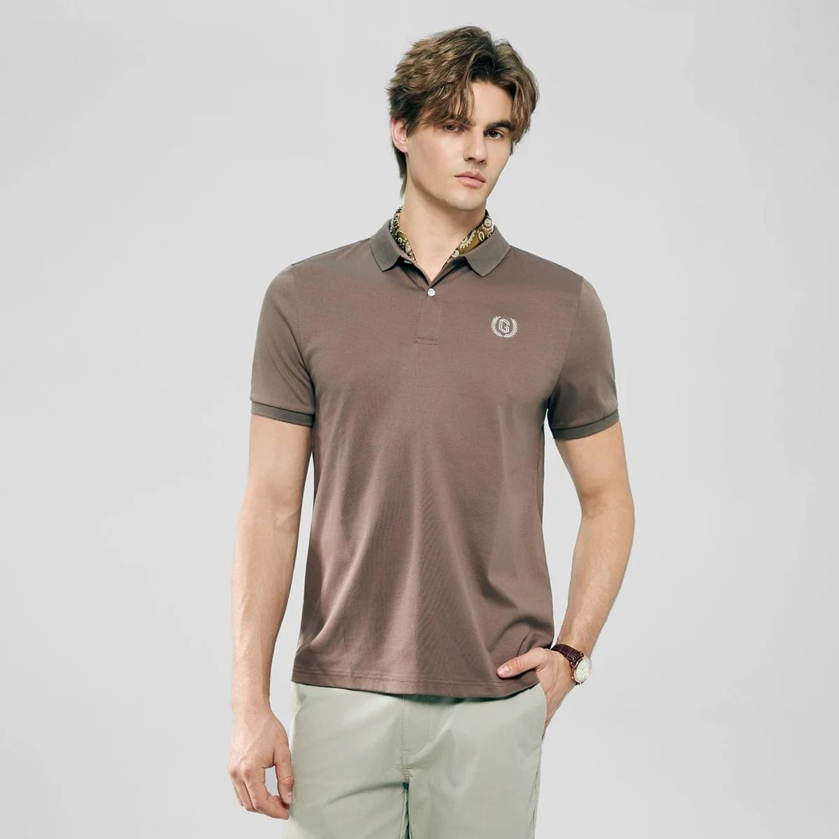 Men’s Liquid Touch Slim Fit Cotton Interlock Polo