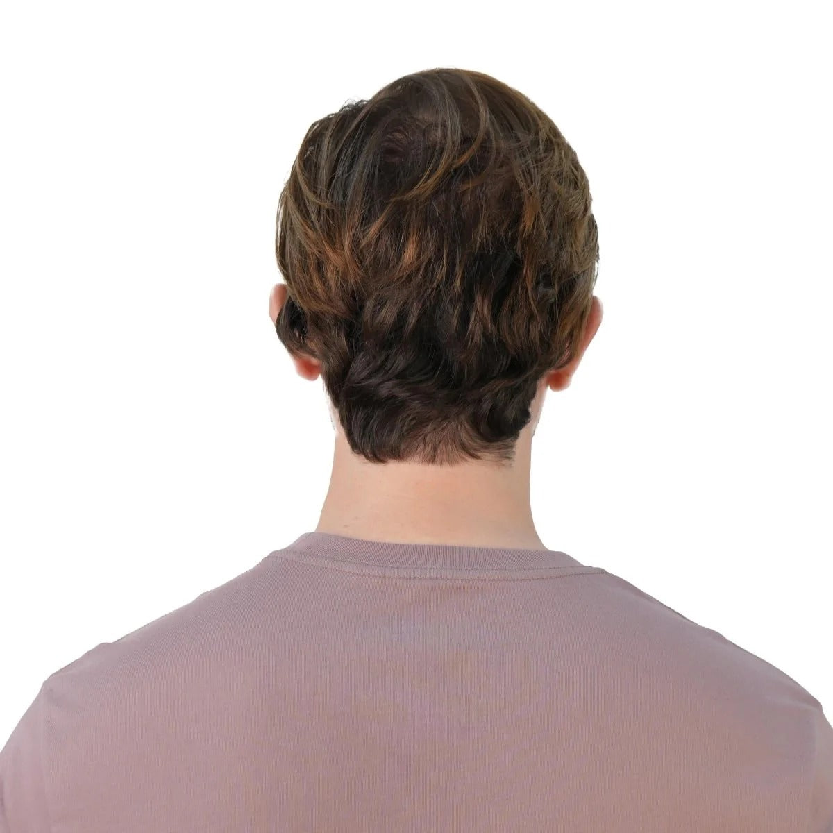 تيشيرت قطني مطبوع بأكمام قصيرة ورقبة دائرية وياقة دائرية