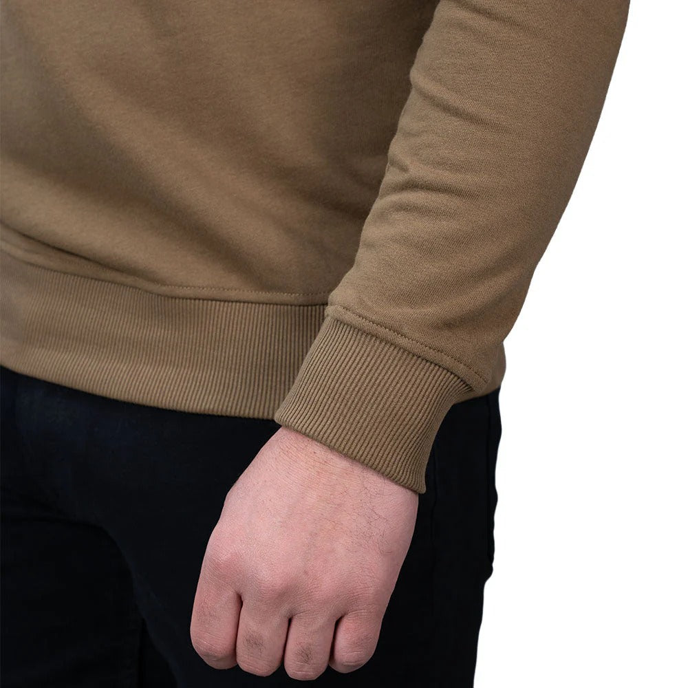 Men’S French Terry Crew Neck Relaxed Fit Sweatshirt