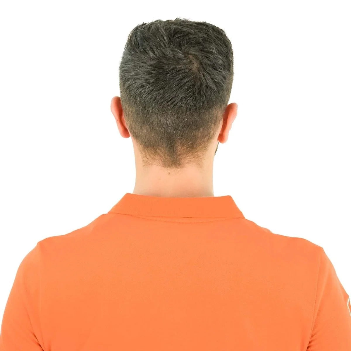 Cotton/Lycra Pique Flat Knitted Collar Short Sleeve Slim Embroidery Lion Polo