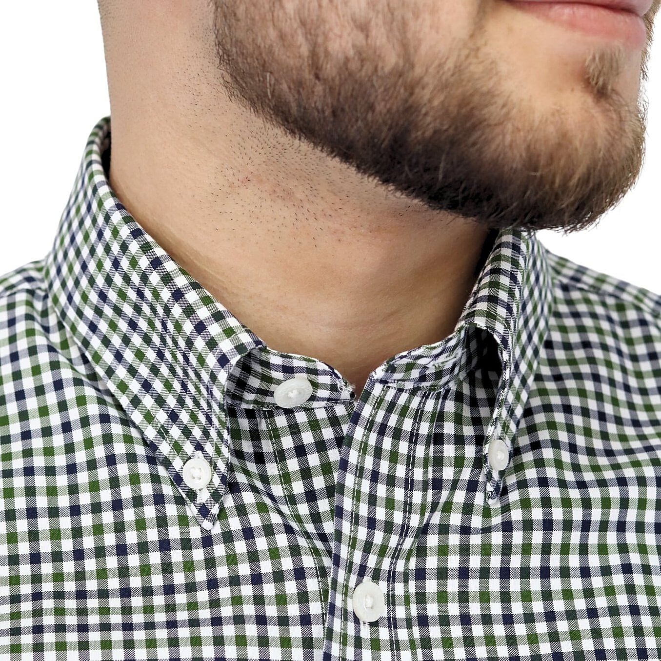 Cotton Wrinkle Free Long Sleeve Regular Button Front Garment Wash Shirt