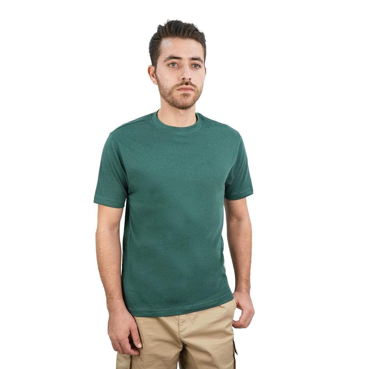 Cotton Jersey Crewneck Short Sleeve Slim Tee