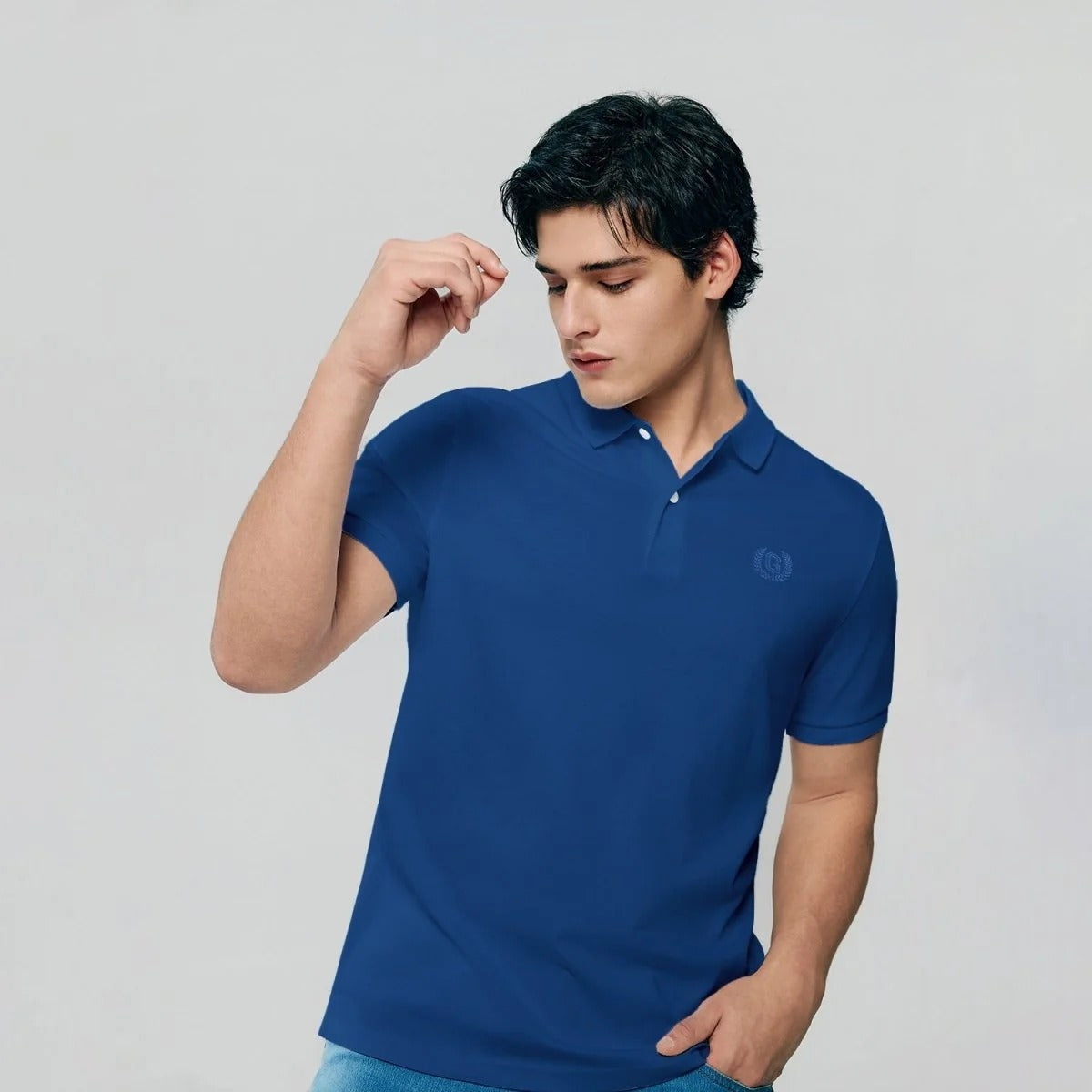 Men’s Liquid Touch Slim Fit Cotton Interlock Polo