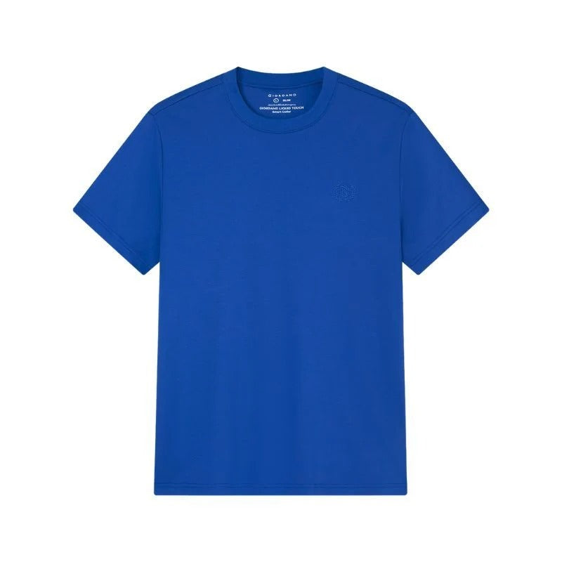 Men's Slim Fit Liquid Touch Cotton Crew Neck Tee (feel the difference)