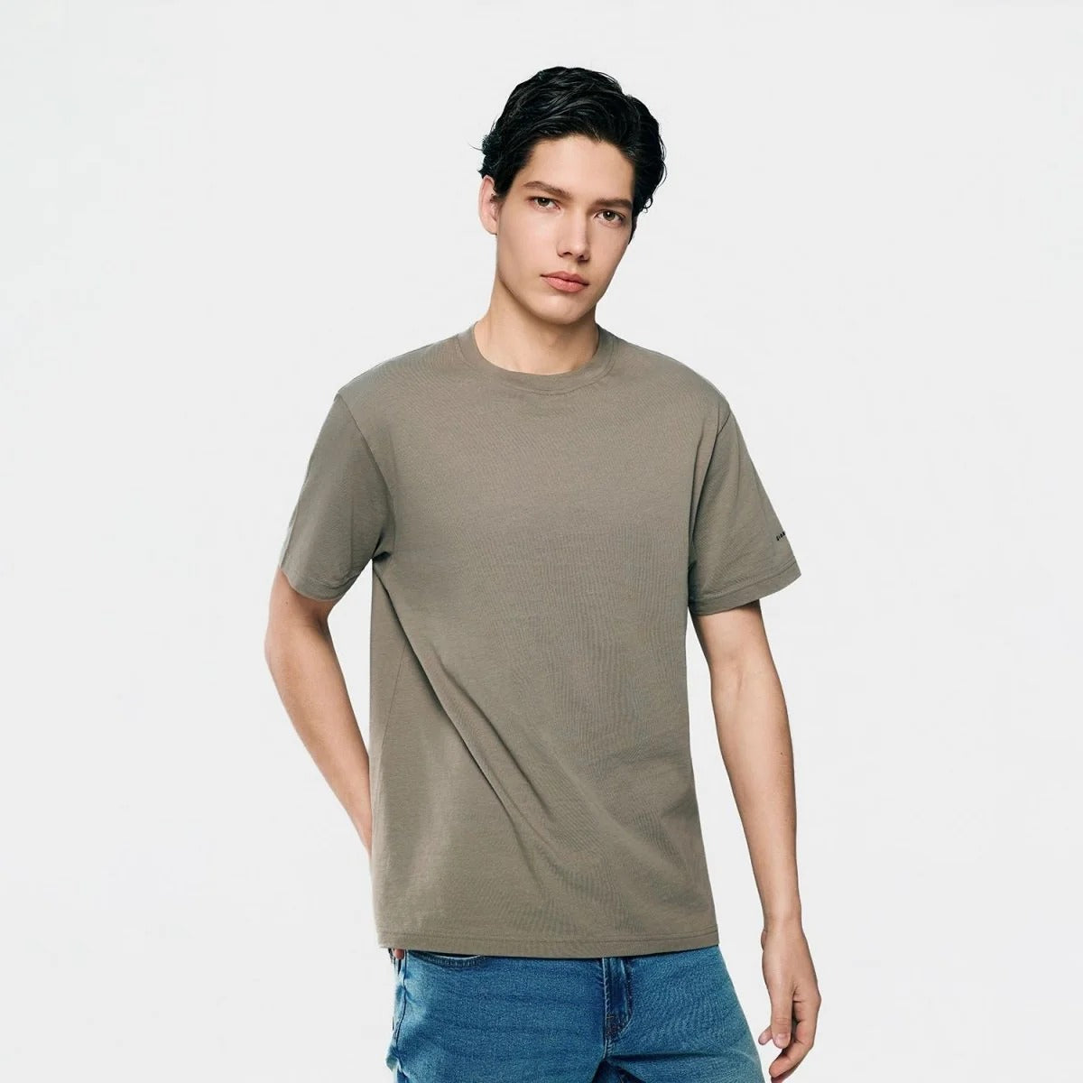 Men's Slim Fit Cotton Crew Neck Tee