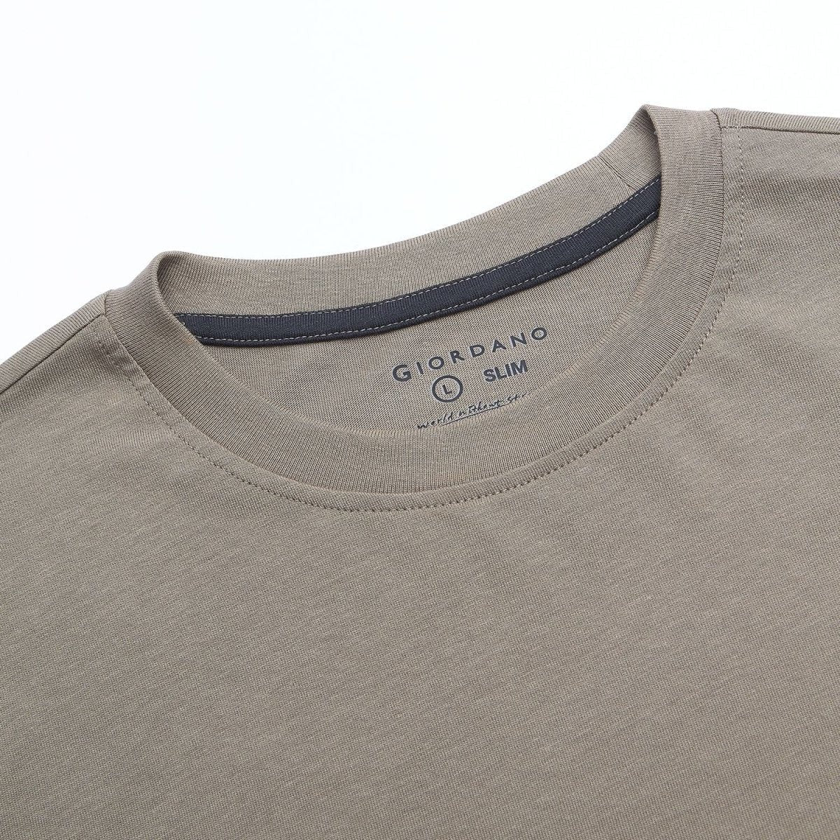Men's Slim Fit Cotton Crew Neck Tee