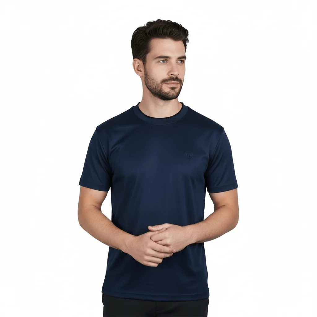 Cotton Interlock Liquid Touch Slim Fit Tee