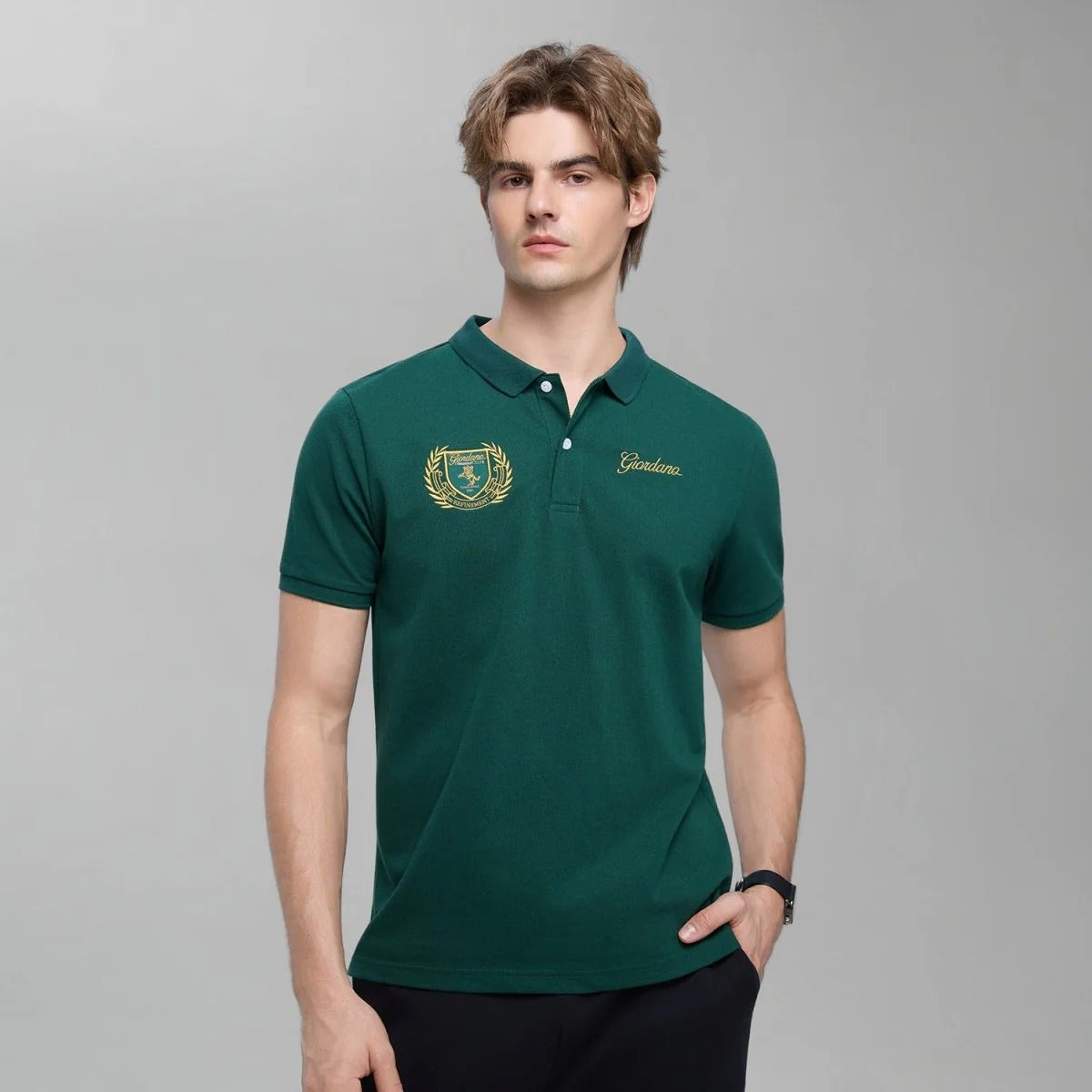 Men's Slim Fit Club House Embroidered Polo