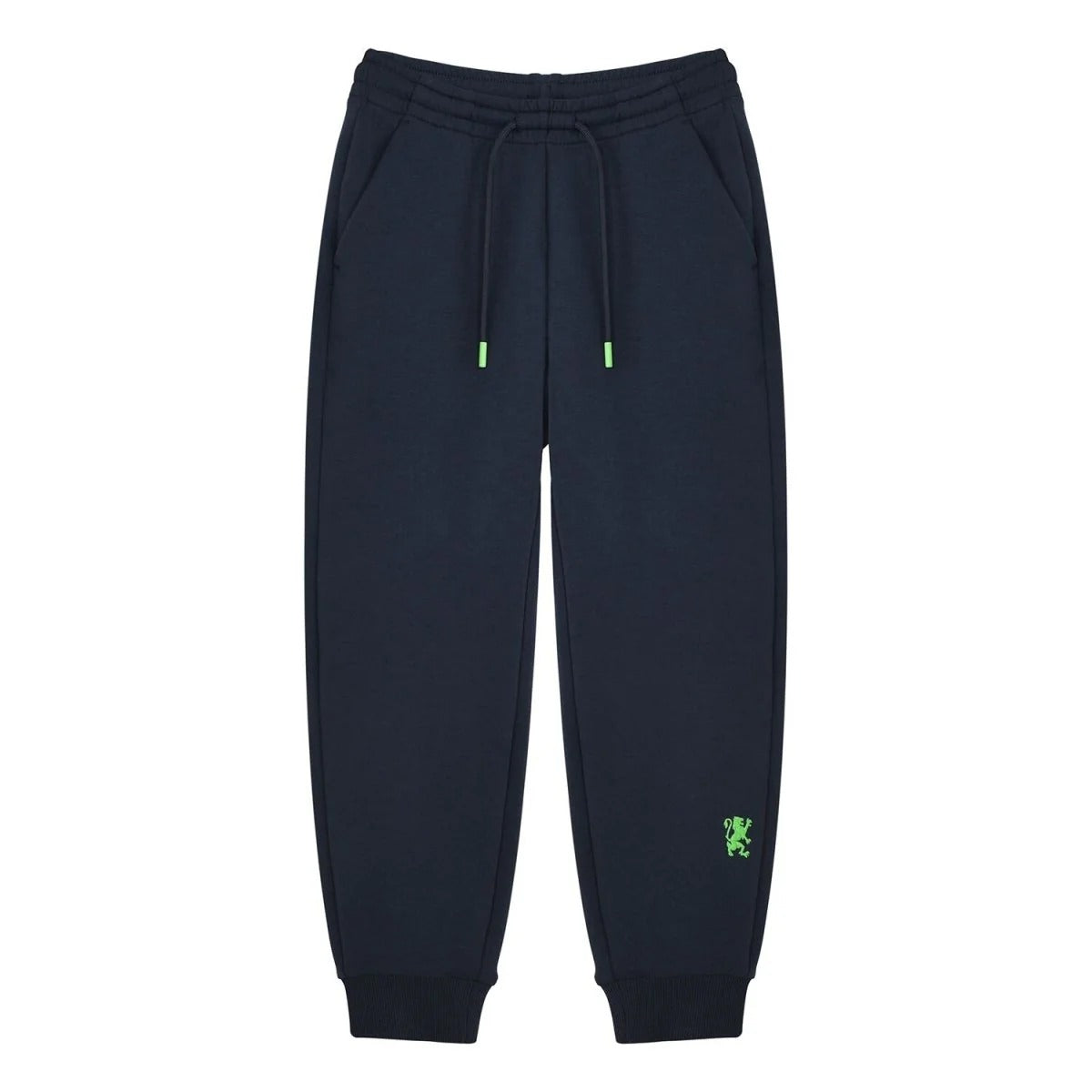 Kids Mid-Rise Regular Taper Interlock Jogger Pants – Soft Elastic Waist Fit