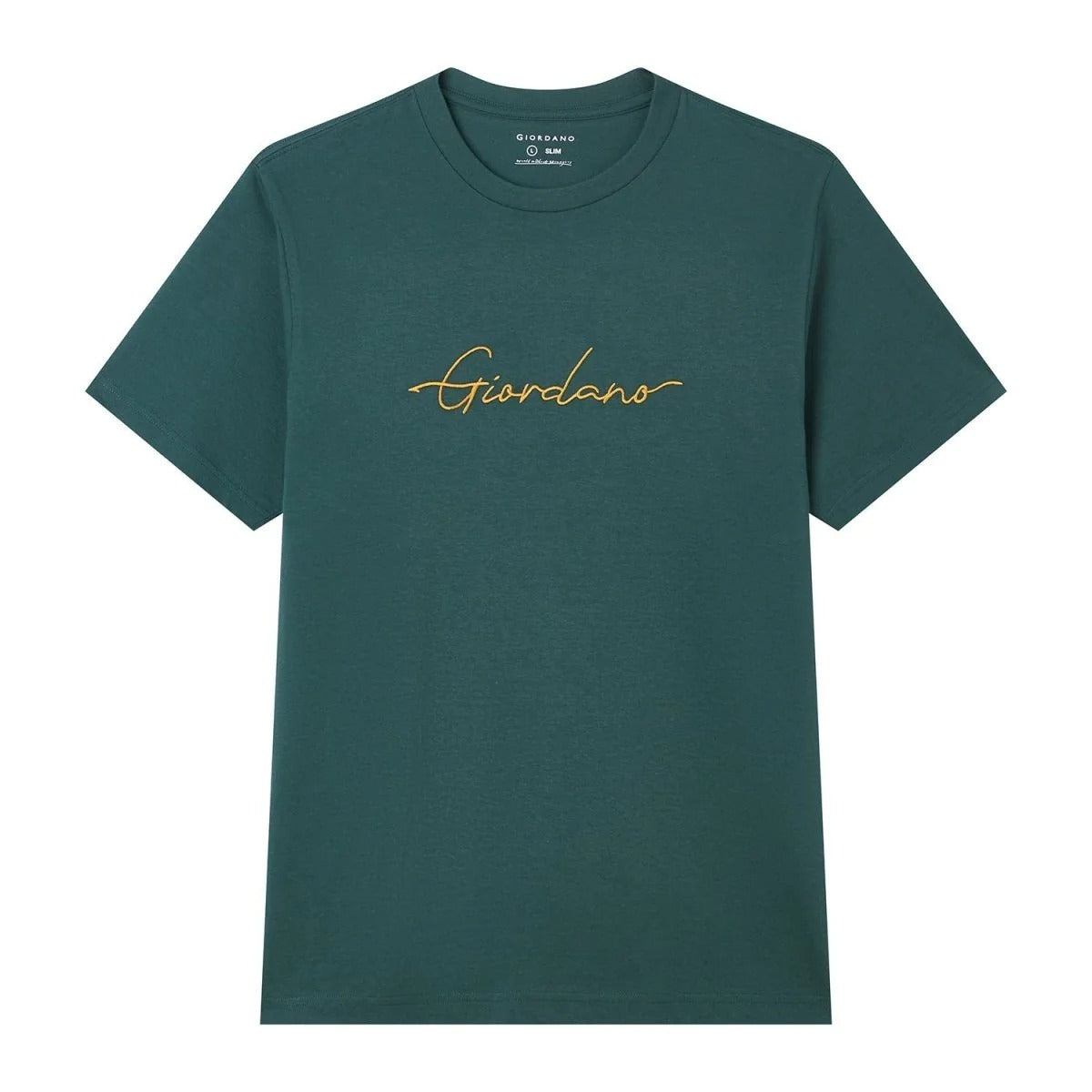 Men's Slim Fit Cotton Signature Print Tee