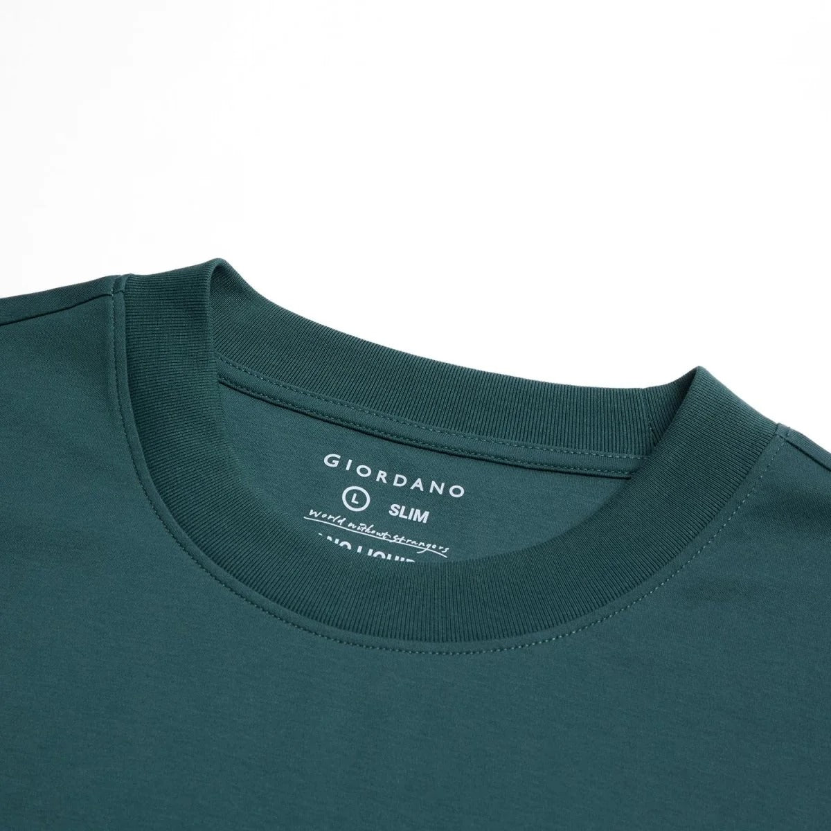 Men's Slim Fit Liquid Touch Cotton Crew Neck Tee (feel the difference)