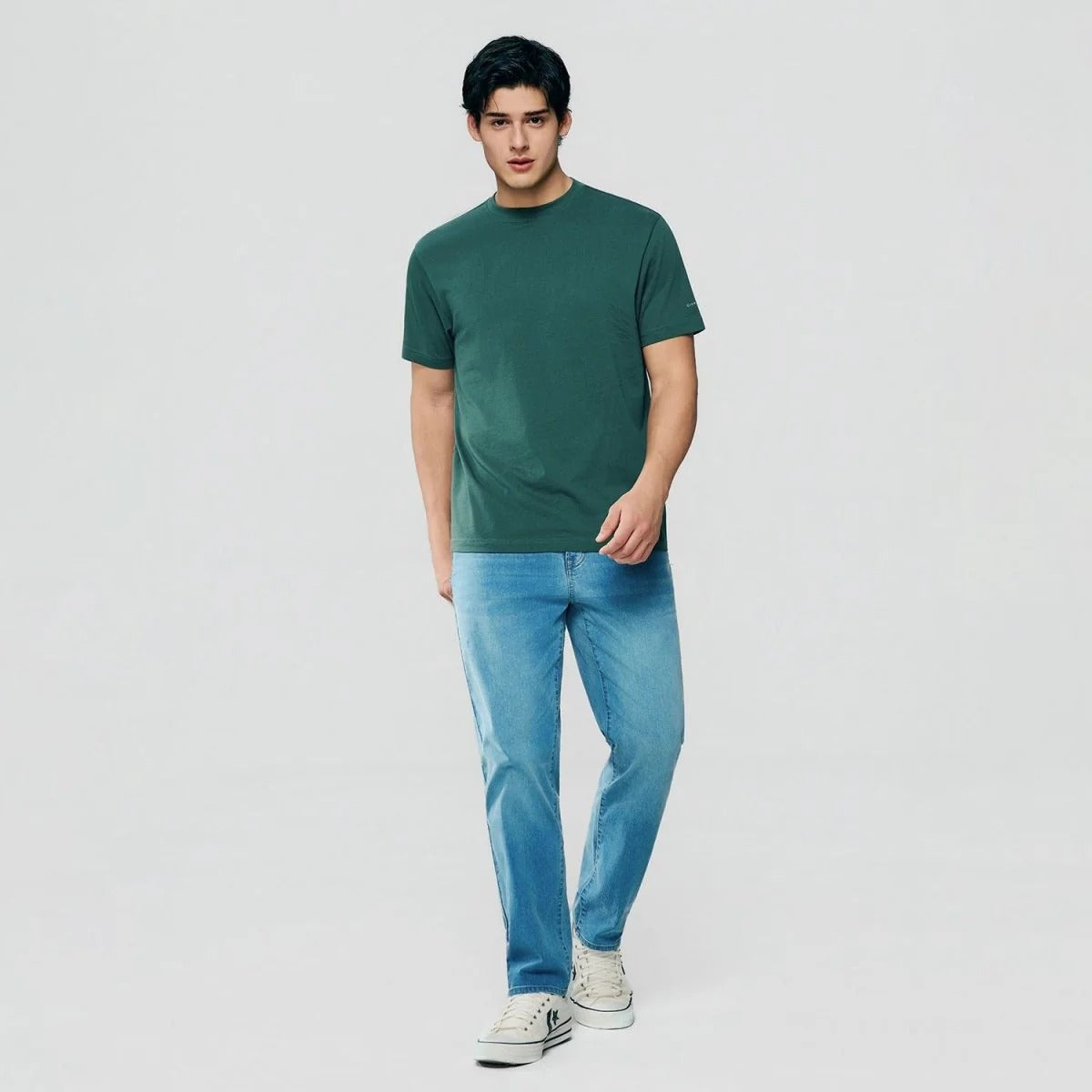 Men's Slim Fit Cotton Crew Neck Tee